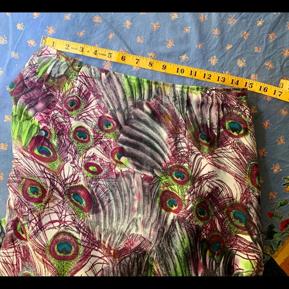 Harve Bernard peacock feather maxi skirt - Picture 5 of 5